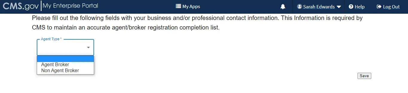 Select Agent Broker role in the MLMS profile